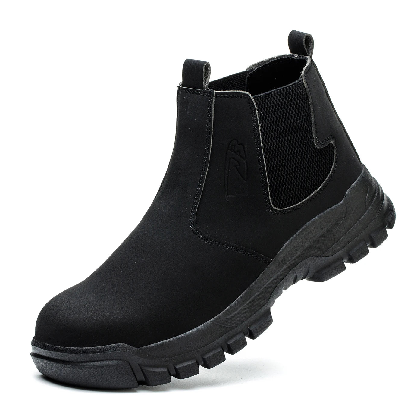 Bottes de sécurité imperméables pour hommes, chaussures de travail Parker en acier, anti-écrasement, résistantes aux coups de couteau, motard